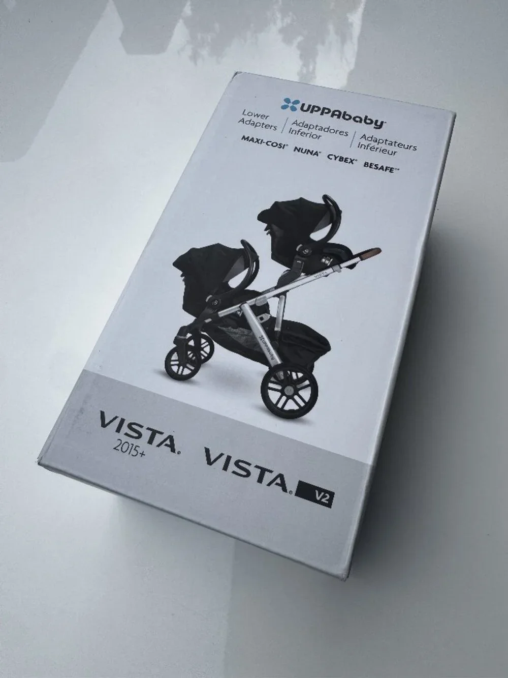 UPPABaby VISTA Lower car seat Adapter NEW (Maxi-Cosi Nuna Cybex BeSafe)